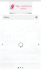 Mobile Screenshot of pavlinavasatova.com